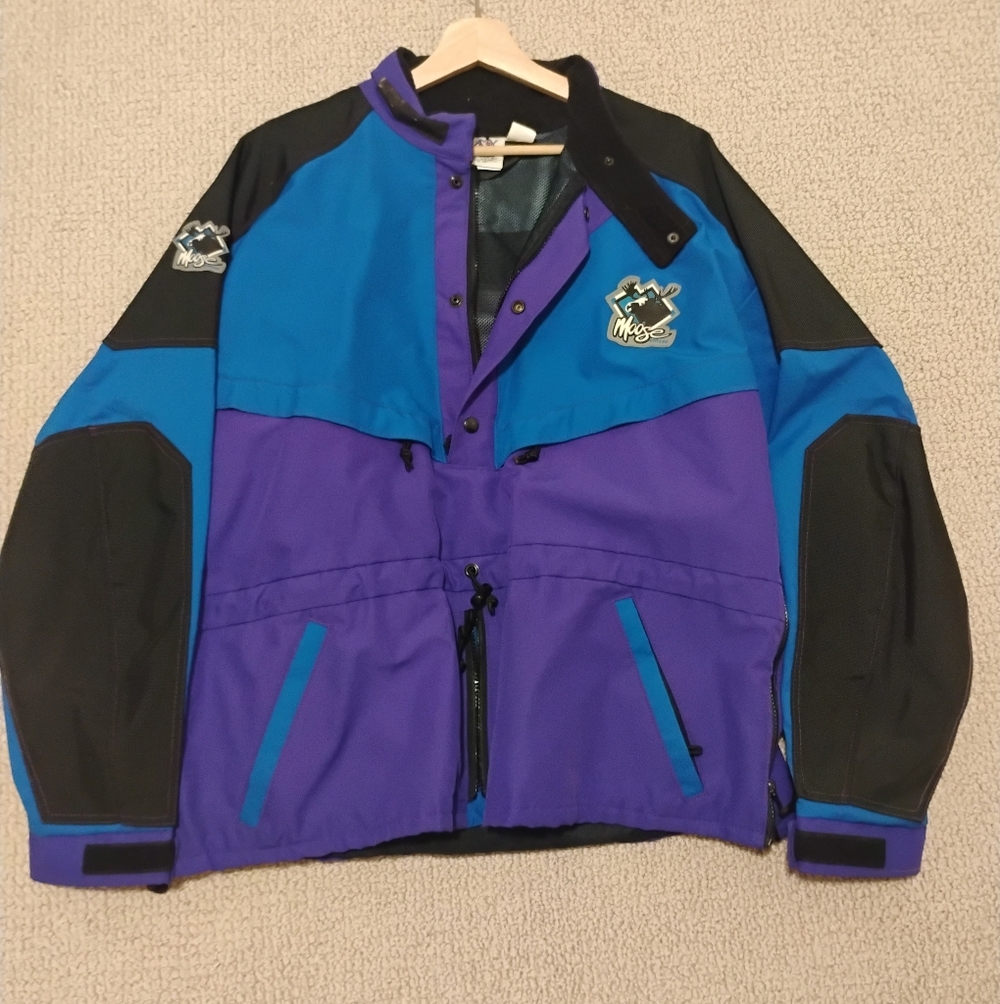 Vintage Moose Offroad Motorcycle Riding Jacket Made In USA Size L